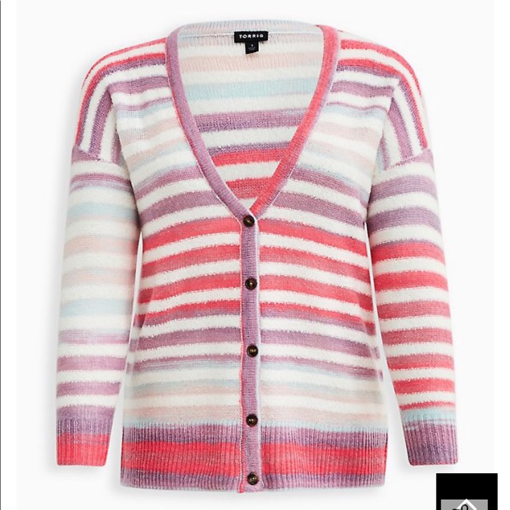 Button Cardi torrid plus 3 cozy bright unique